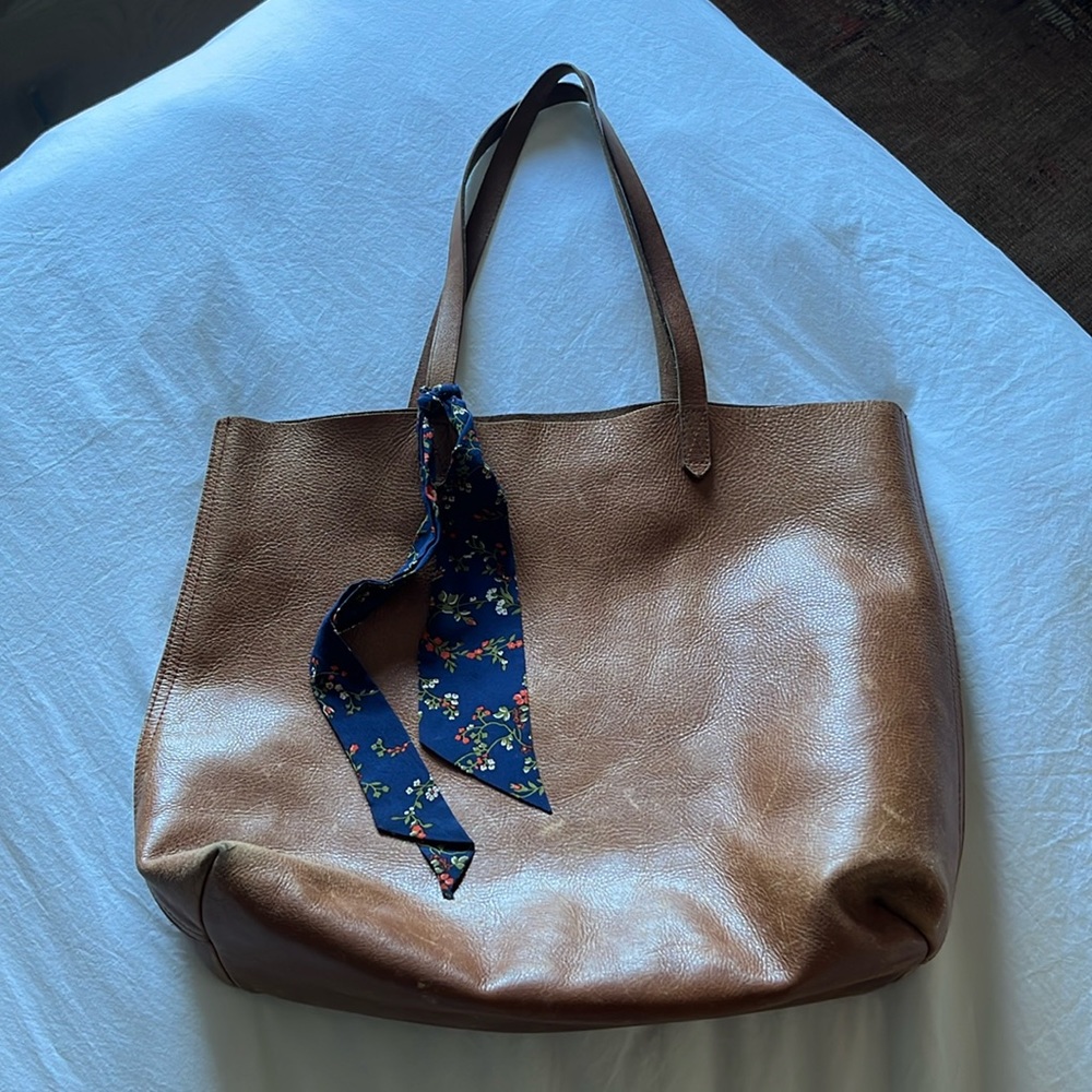 Cognac Madewell Transport Tote